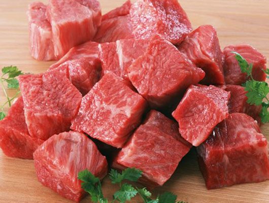 Thịt bò không tốt cho da mặt mụn
